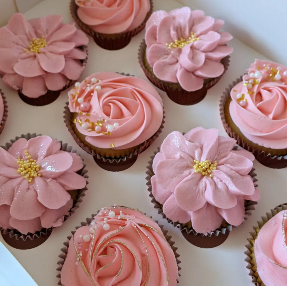 Flower Cupcakes Flower Cupcakes
