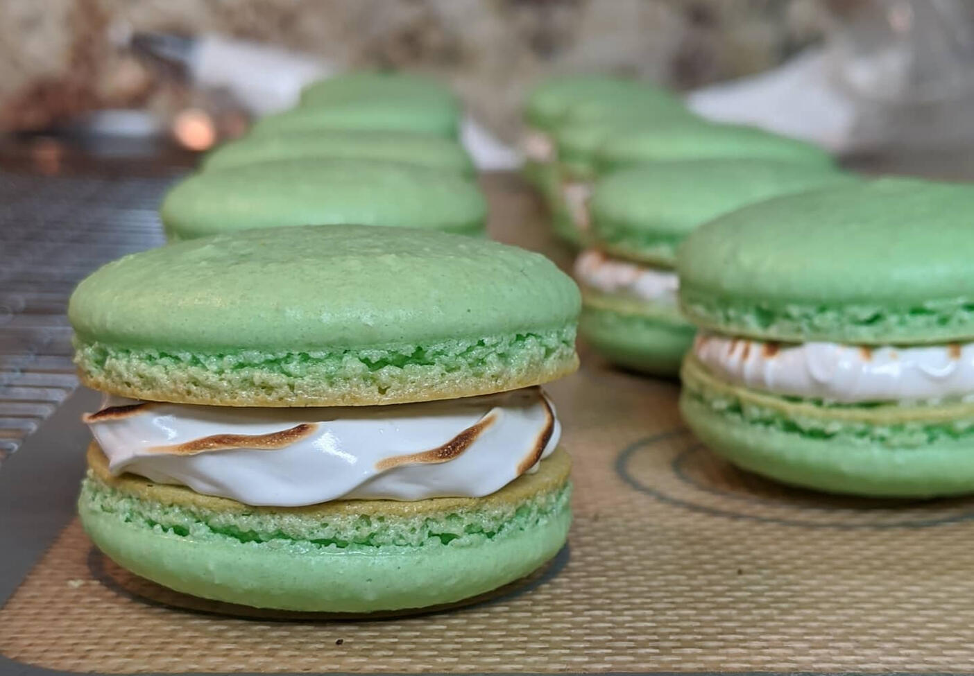 Key Lime Macarons